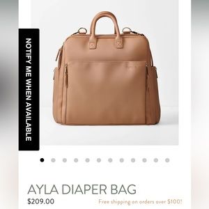 Ayla & Co Full Size Diaper bag NEW